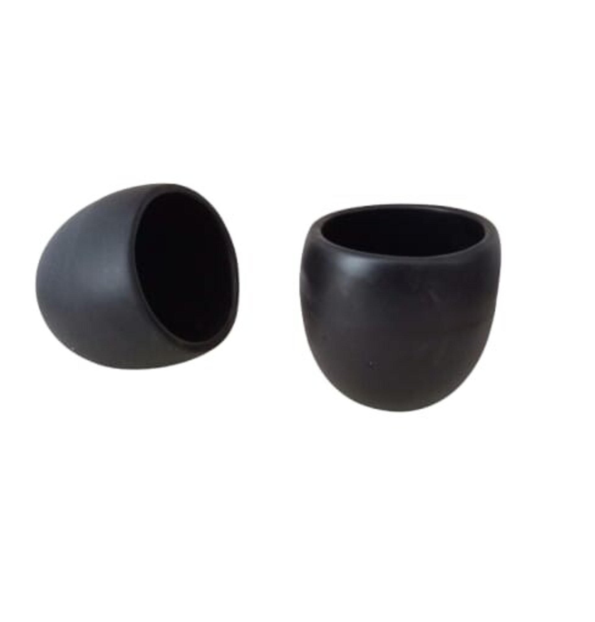 Par de cuencos total black - 1